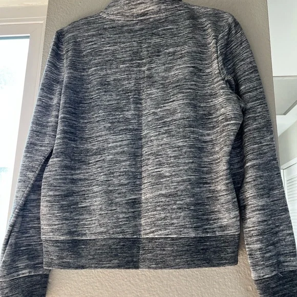 PINK Victoria's Secret Charcoal Cowl Neck Sweater pit 21 length 22 - Picture 2 of 4